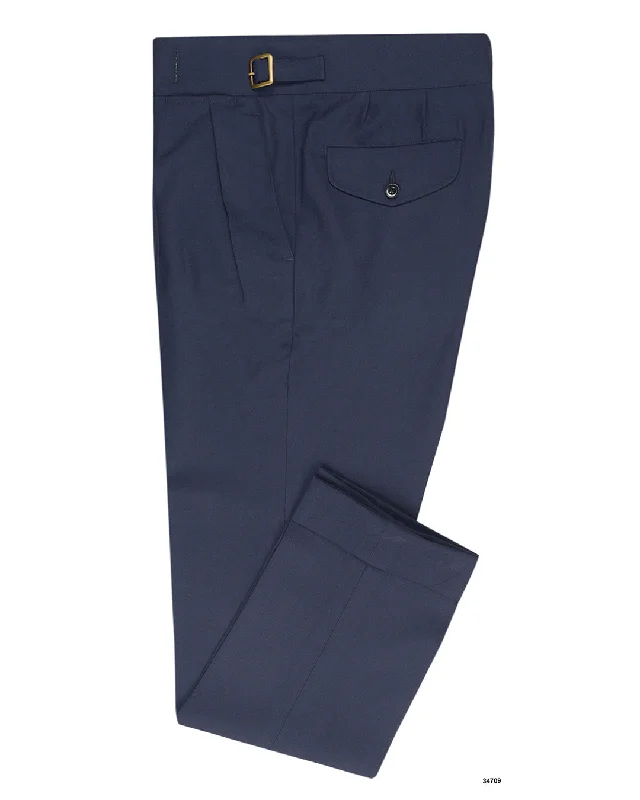 Pants-Slim-Straight-Holland & Sherry Crispaire Navy Solid