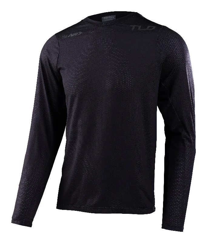 Long-Sleeve-School-Troy Lee Designs Skyline Air Long Sleeve MTB Jersey - Black - 2023