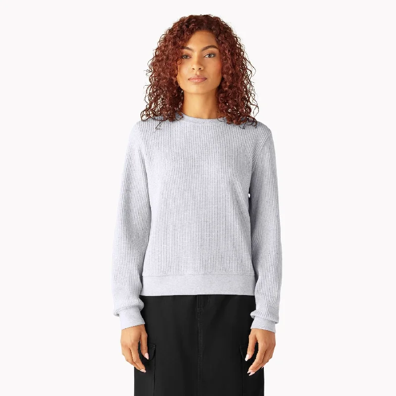 Long-Sleeve-Retro-Dickies Women's Thermal Crewneck Shirt