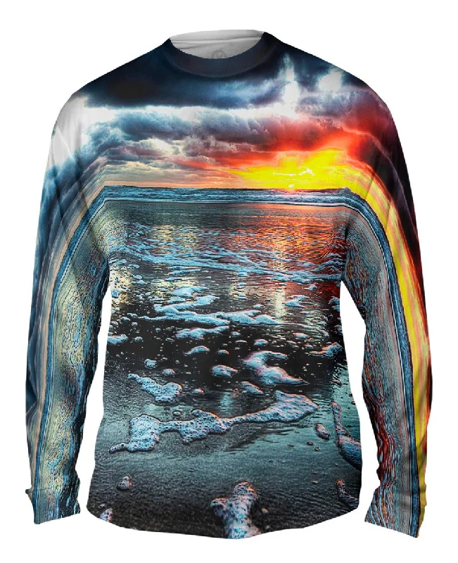 Long-Sleeve-Urban-Style-Beach Sunset Shore