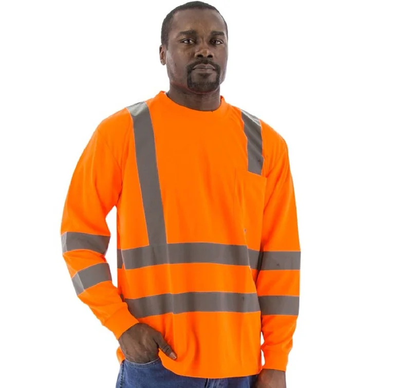 Long-Sleeve-Lightweight-Majestic Men's Hi-Vis Long Sleeve Shirt