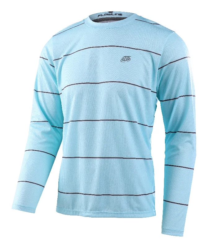 Long-Sleeve-Training-Troy Lee Designs Flowline Long Sleeve MTB Jersey - Revert - Oasis - 2023