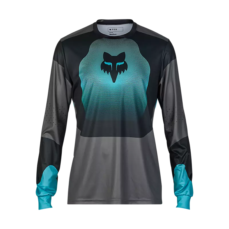 Long-Sleeve-Tactical-Fox Racing Ranger Long Sleeve MTB Jersey - Revise - Teal