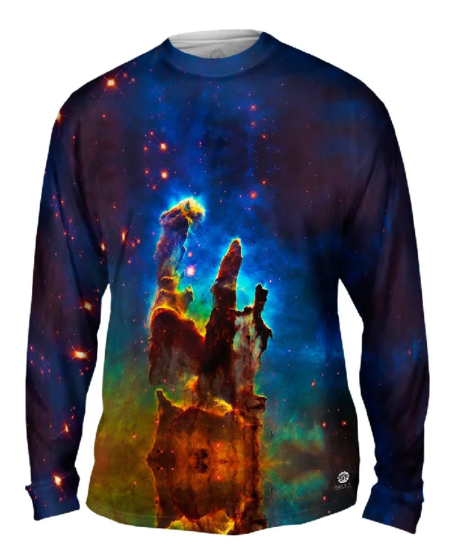 Long-Sleeve-Green-Space Galaxy Pillars Of Creation