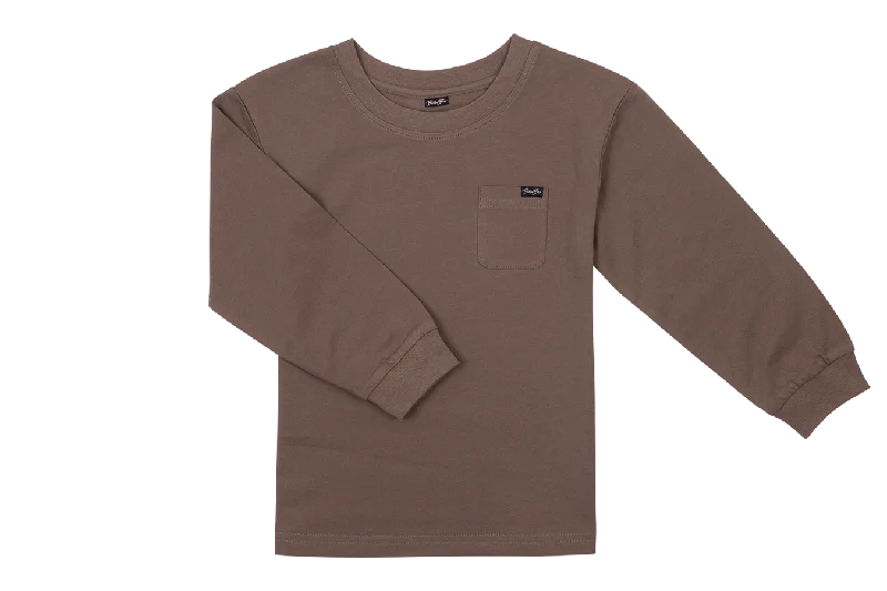 Long-Sleeve-Cotton-Brown Long Sleeve