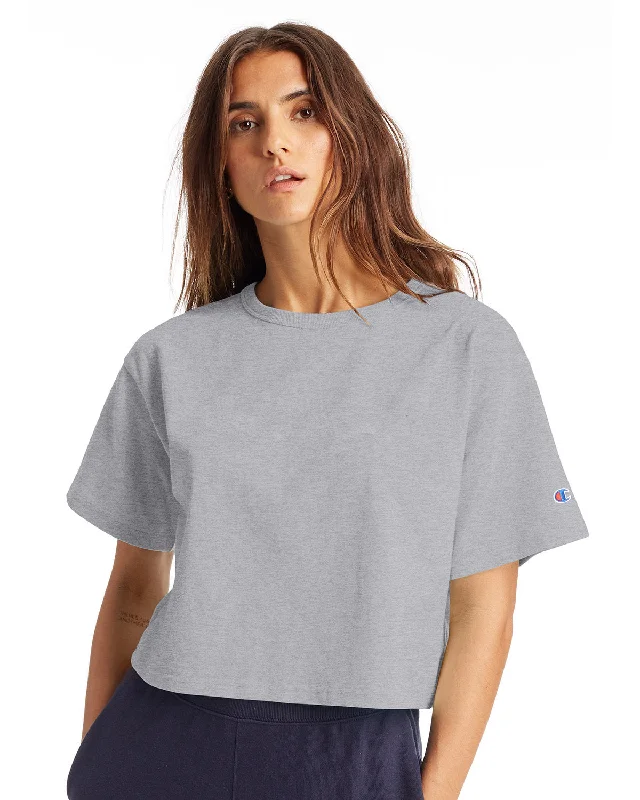 T-Shirt-Tie-Dye-Champion T453W Ladies' Cropped Heritage T-Shirt