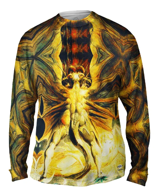 Long-Sleeve-Techwear-William Blake - "The Red Dragon And The Woman Clothed In Sun" (1803)