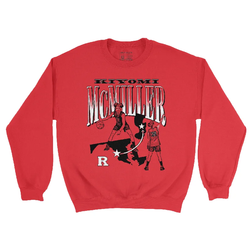 Long-Sleeve-Quick-Dry-EXCLUSIVE RELEASE: Kiyomi McMiller States Red Crew