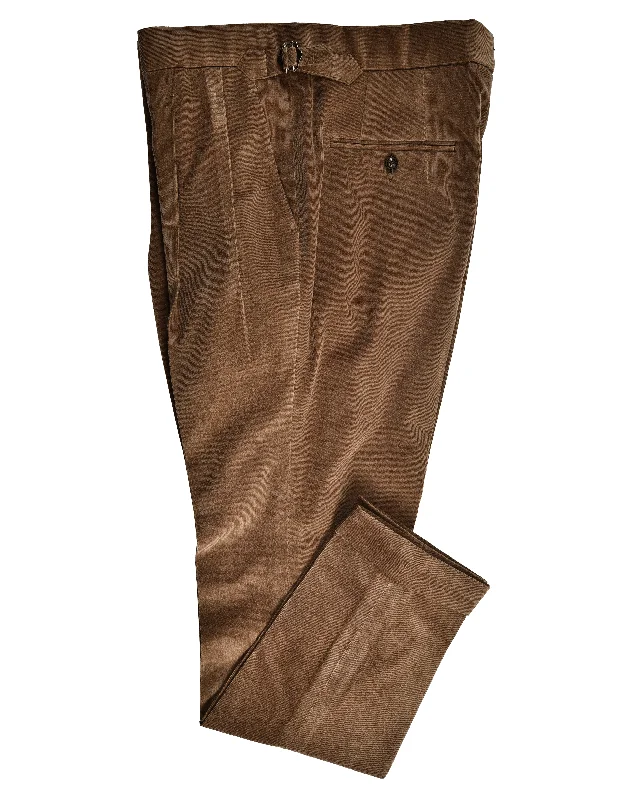 Pants-Sustainable-Light Brown Oak 21Wale Needle Cord