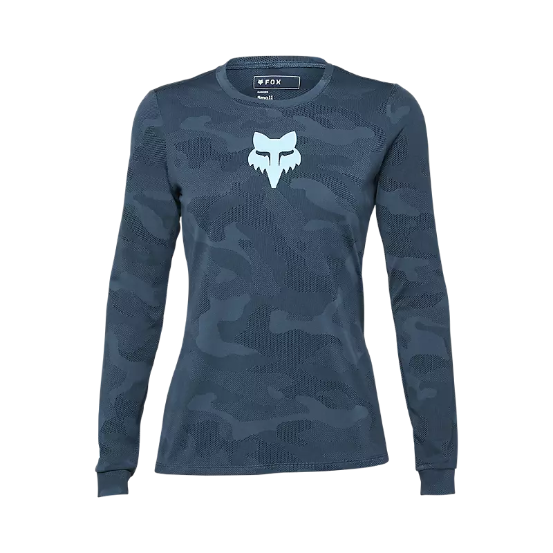 Long-Sleeve-Athletic-Fox Racing Ranger Tru Dri Long Sleeve MTB Jersey - Womens - Dark Vintage