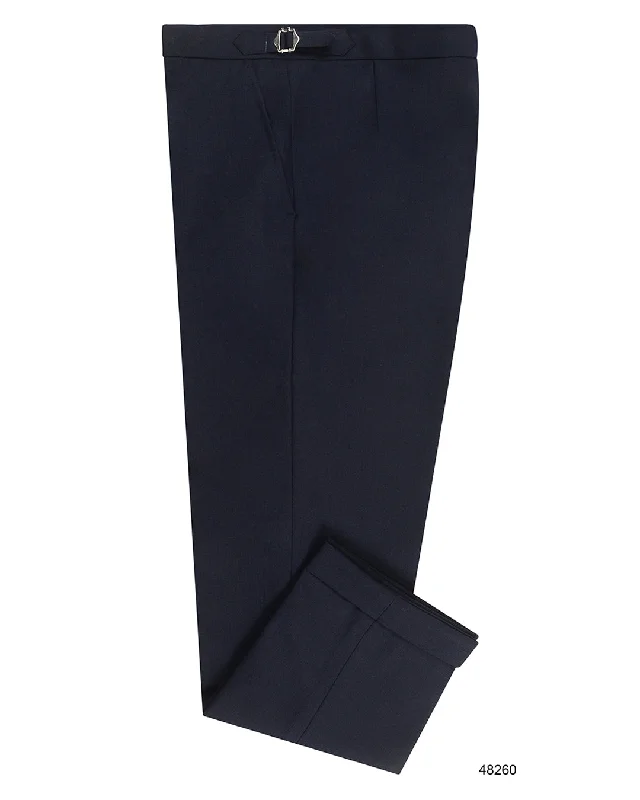 Pants-Brown-Minnis Fresco-Dark Blue Plain