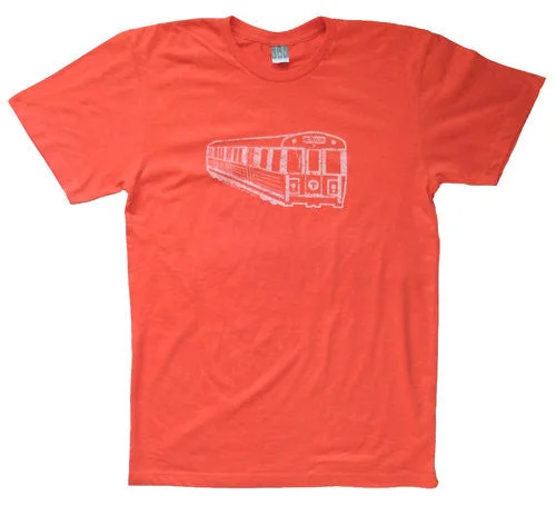 T-Shirt-Minimalist-Boston MBTA Orange Line Subway Car T-Shirt (ADULT)