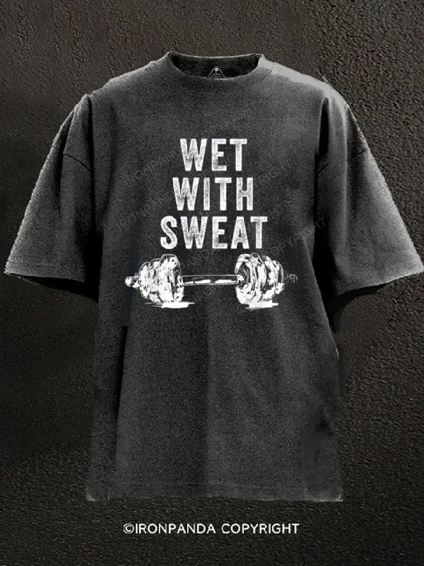 T-Shirt-Organic-Wet with Sweat Washed Gym Shirt