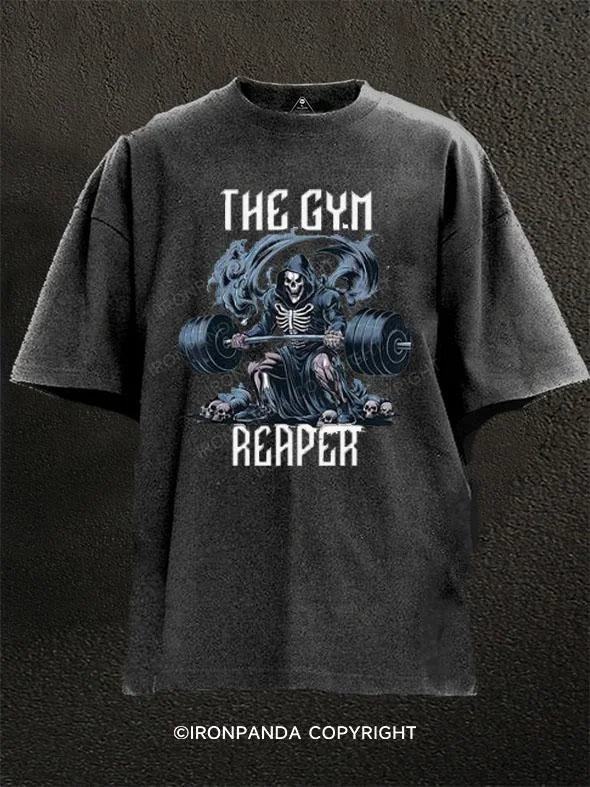 T-Shirt-Hip-Hop-The Gym Reaper Washed Gym Shirt