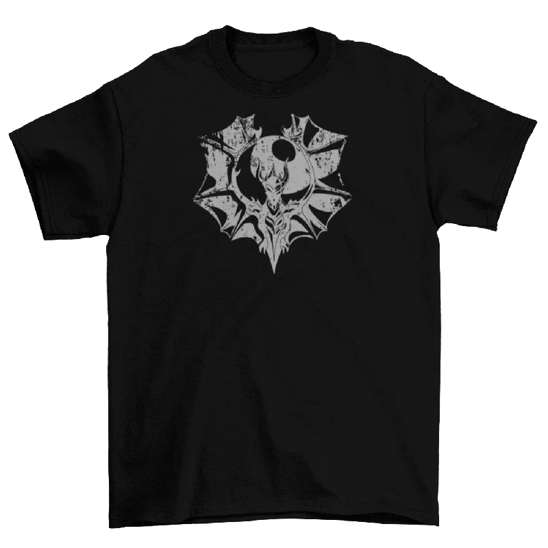 T-Shirt-Rock-Battleworn Dragon Amulet - T-Shirt