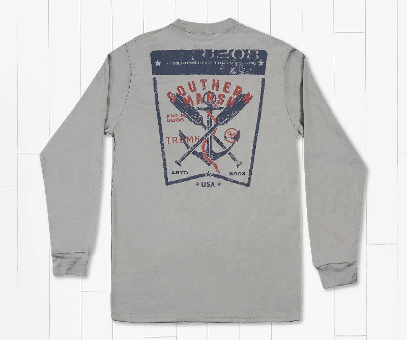 Long-Sleeve-College-Vintage Tag Tee - Anchor - Long Sleeve