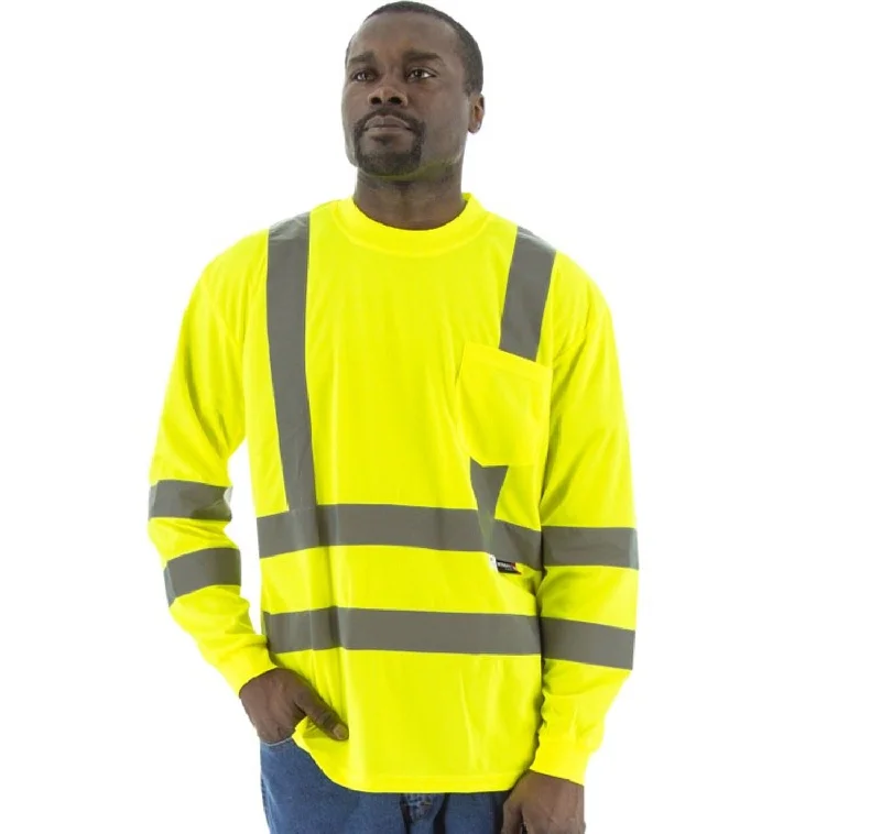 Long-Sleeve-Thermal-Majestic Men's Hi-Vis Long Sleeve Shirt