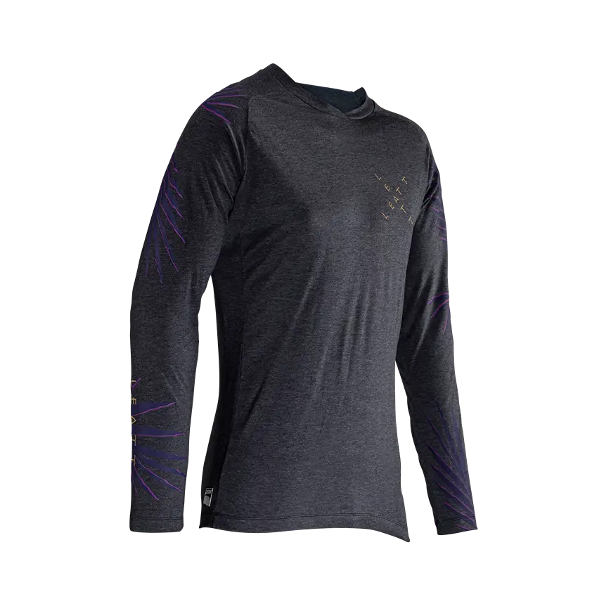 Long-Sleeve-Moisture-Wicking-Leatt Gravity 2.0 Long Sleeve MTB Jersey - Palm - 2024