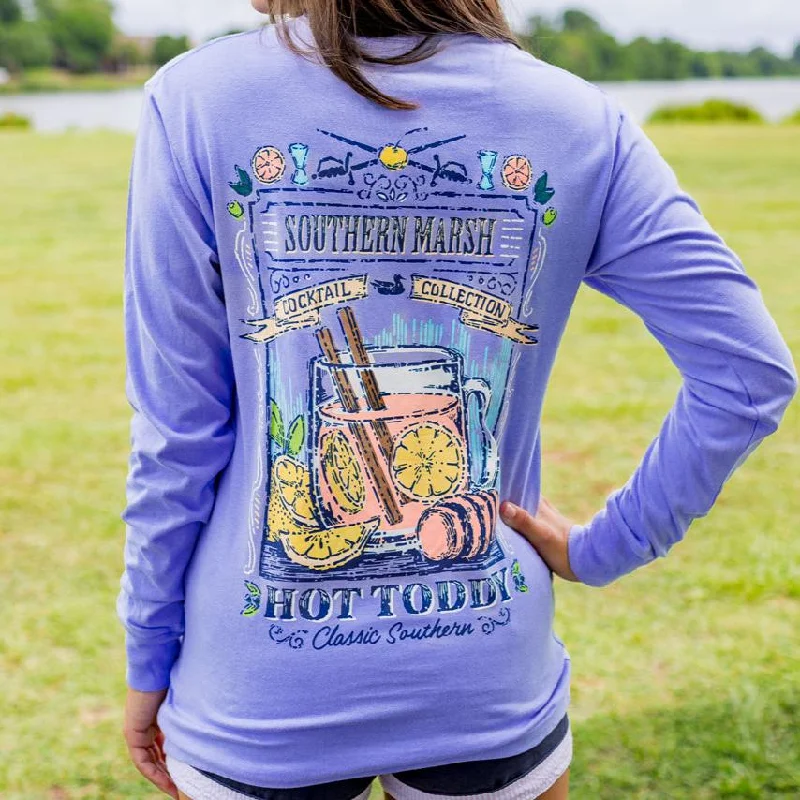 Long-Sleeve-Polka-Dot-Cocktail Tee - Hot Toddy - Long Sleeve