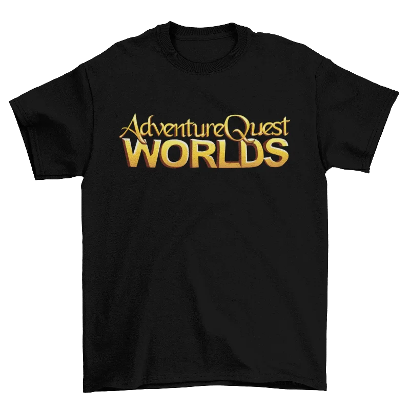 T-Shirt-Vegan-AdventureQuest Worlds Logo - T-Shirt