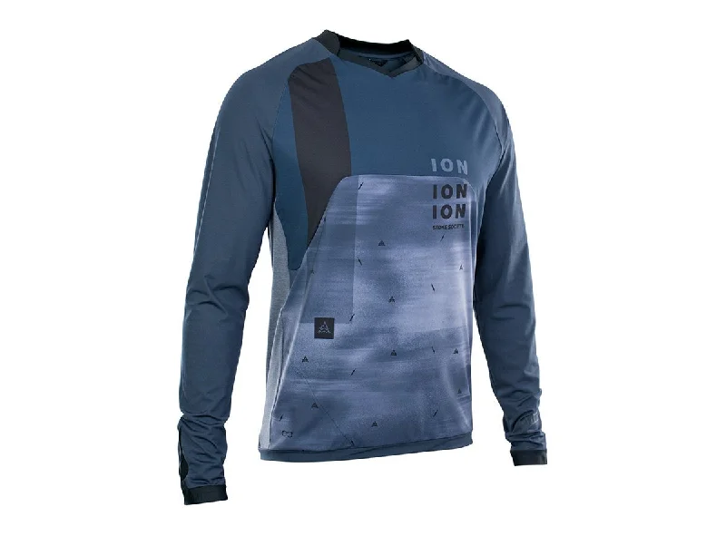 Long-Sleeve-Unisex-ION Traze Vent Long Sleeve MTB Jersey - Indigo Dawn - 2021