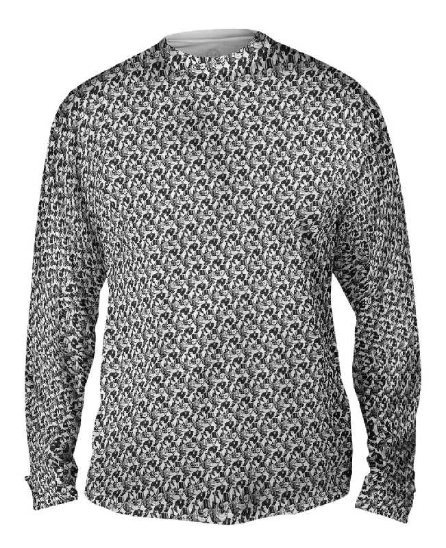 Long-Sleeve-Quick-Dry-M.C.Escher - "Eight Heads"