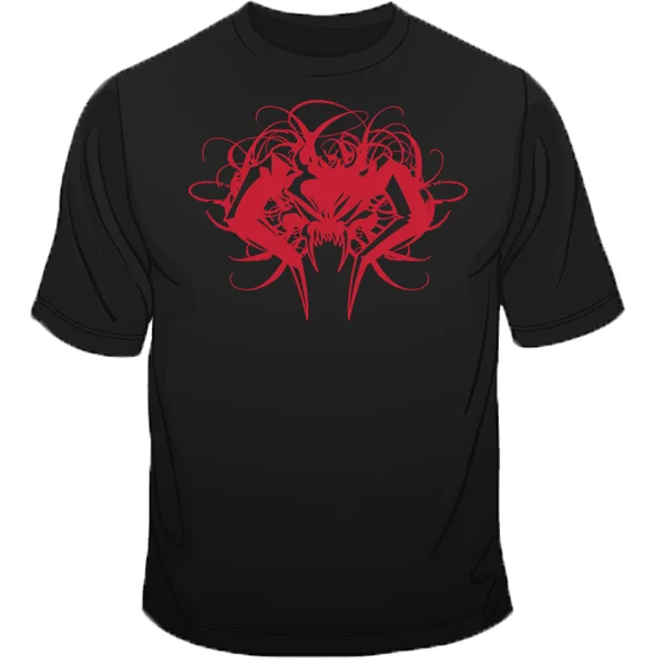 T-Shirt-V-Neck-ShadowScythe Impression - T-Shirt