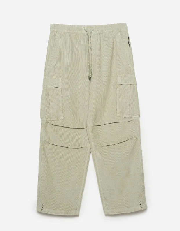 Pants-Organic-4569 Hemp Utility Cargo Track Pants Sage