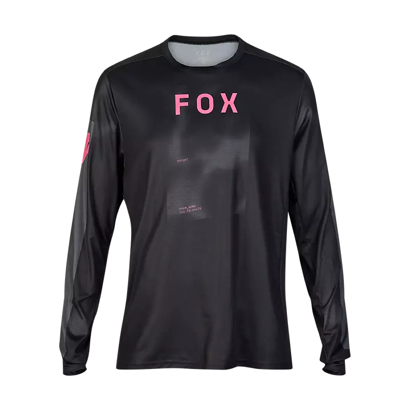 Long-Sleeve-Performance-Fox Racing Ranger Long Sleeve MTB Jersey - Taunt - Black