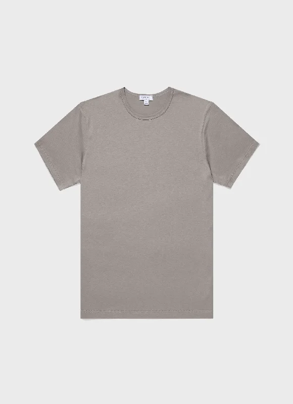 T-Shirt-Y2K-Style-Men's Classic T-shirt in Pewter