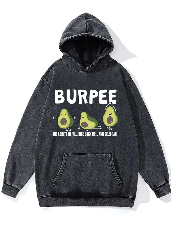 Hoodie-All-Season-BURPEE AVOCADO Washed Gym Hoodie