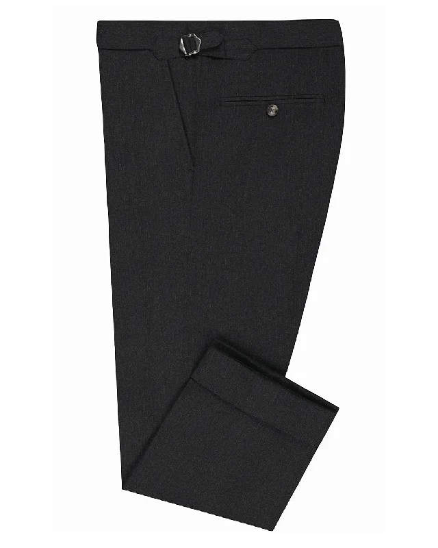 Pants-Durable-Performance Merino: Charcoal Grey Twill