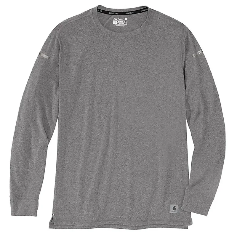 Long-Sleeve-Embroidered-Carhartt Men's Force® Relaxed Fit UPF50+ Long Sleeve T-Shirt