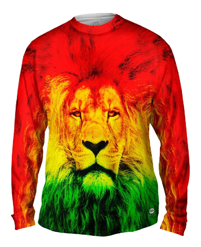 Long-Sleeve-Thermo-Regulated-Rastafarian Lion