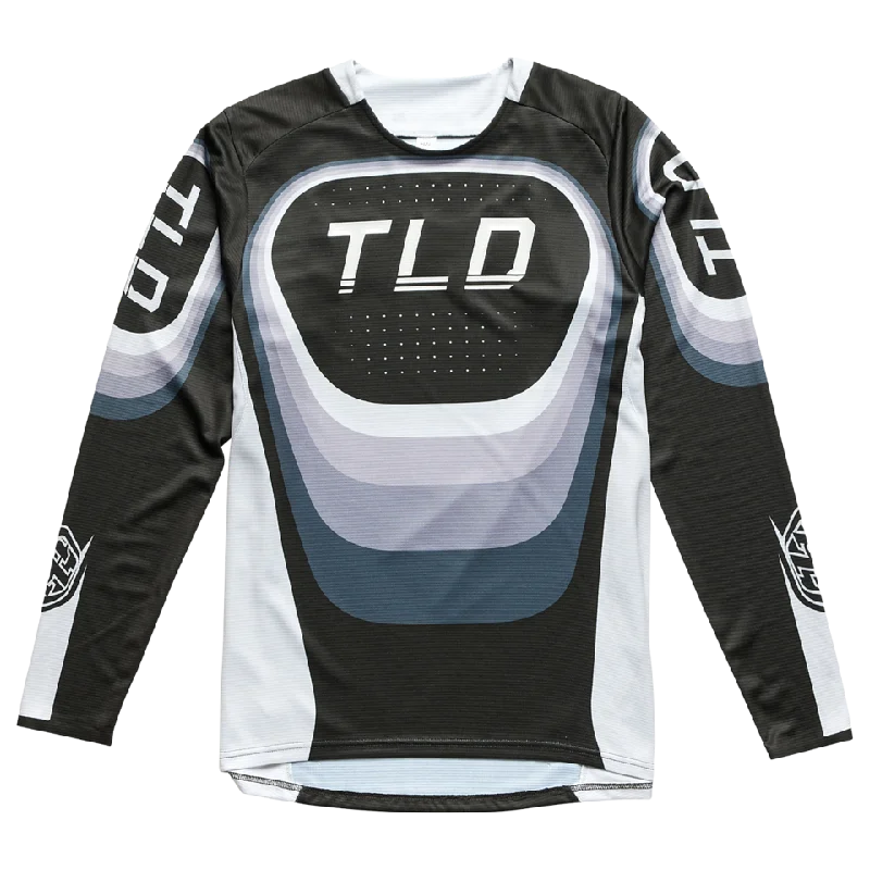 Long-Sleeve-Hiking-Troy Lee Designs Sprint Long Sleeve MTB Jersey - Reverb - Black