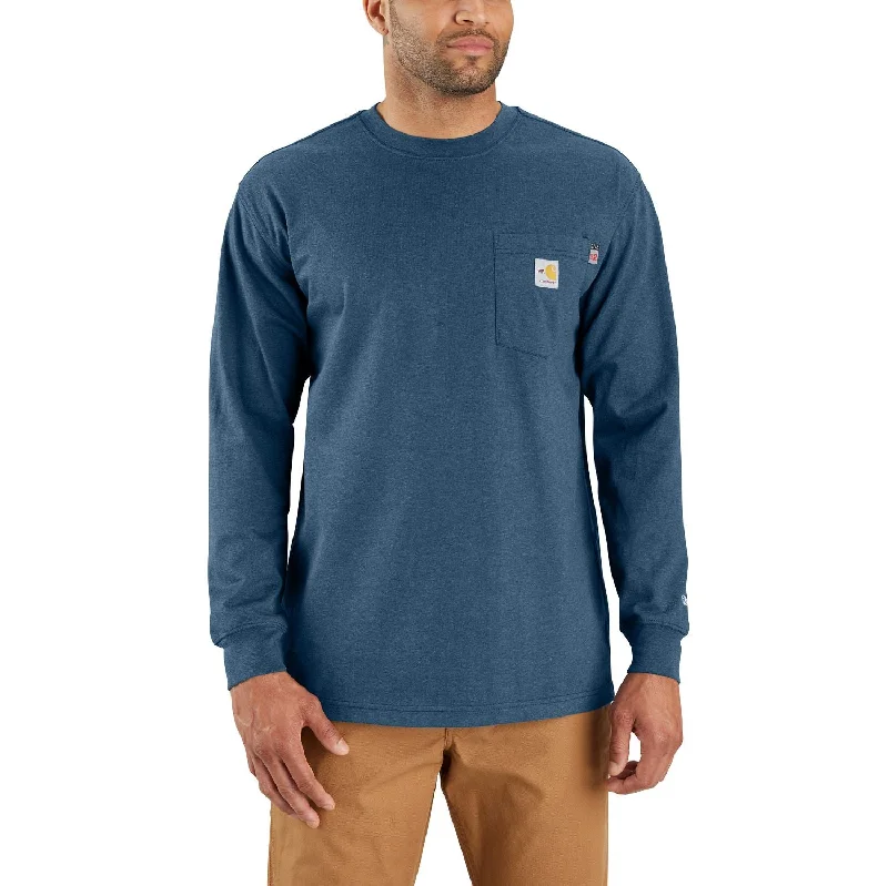 Long-Sleeve-Breathable-Carhartt Men's Fire Resistant Force Bandana Graphic Long Sleeve T-Shirt