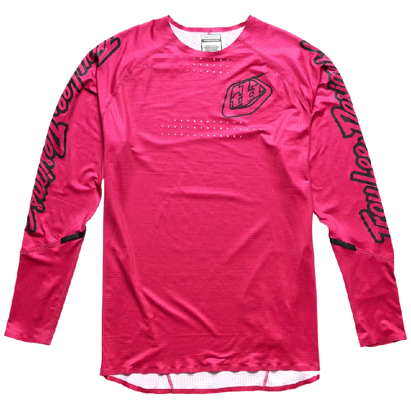 Long-Sleeve-Thermo-Regulated-Troy Lee Designs Sprint Ultra Long Sleeve MTB Jersey - Berry