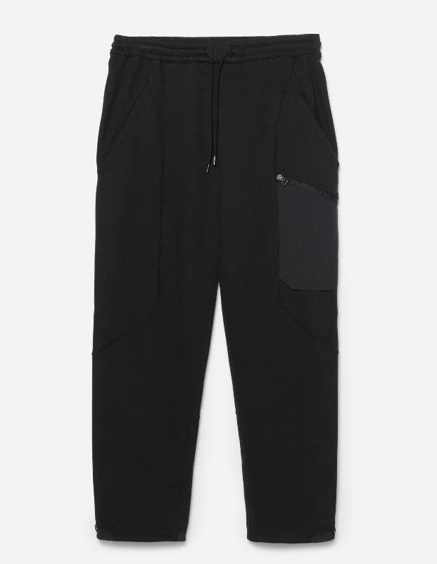 Pants-Green-5286 Articulated Tech Cargo Sweatpants Black