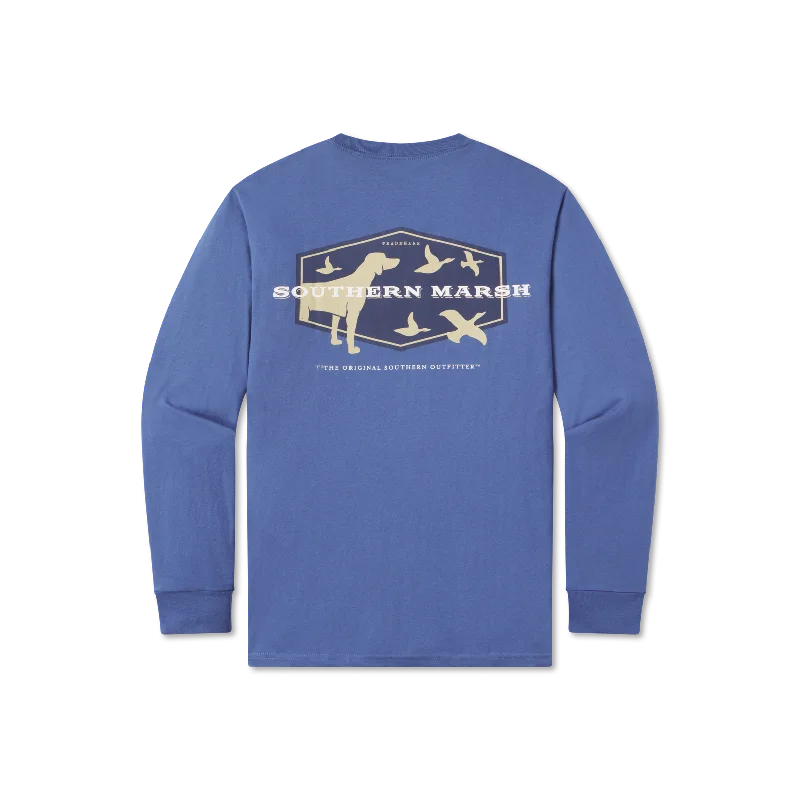 Long-Sleeve-Regular-Fit-Branding Collection Tee - Hunting Dog - Long Sleeve