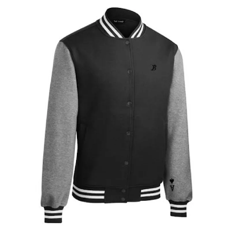 Jacket-Tactical-Boston Scally The Ace Varsity Jacket - Black/Grey