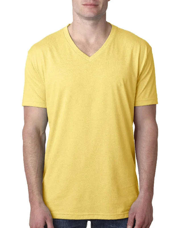 T-Shirt-V-Neck-Next Level 6240 Men's CVC V-Neck T-Shirt