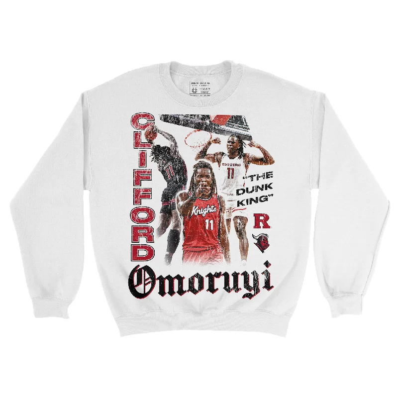 Long-Sleeve-Recycled-LIMITED RELEASE: Clifford Omoruyi - The Dunk King Oversized Print Crew