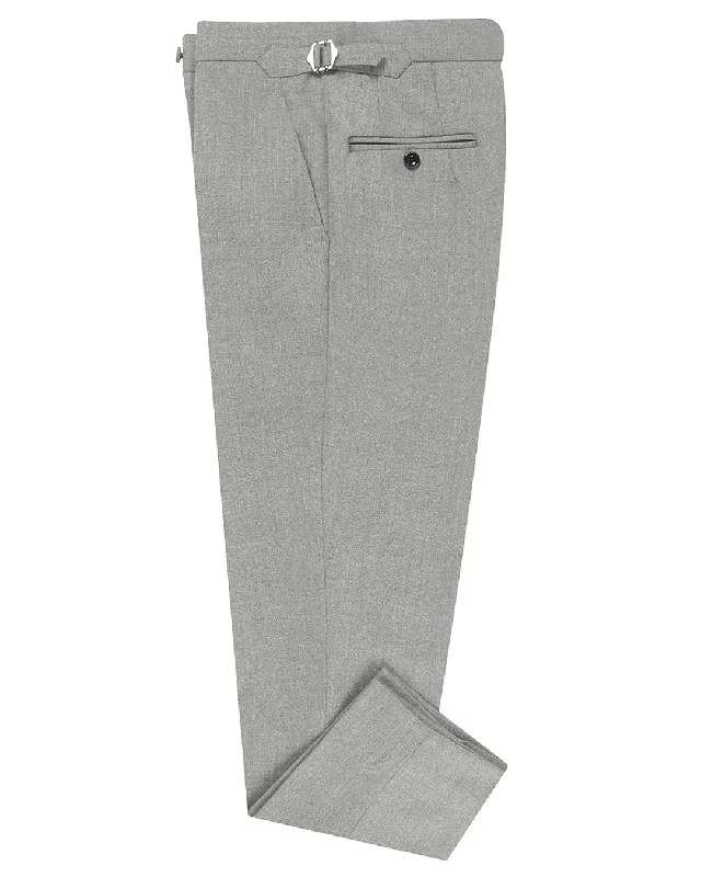 Pants-Breathable-VBC: Light Grey Tropical Wool