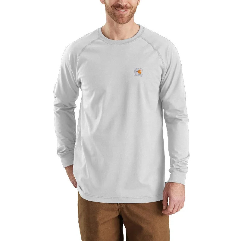 Long-Sleeve-Polka-Dot-Carhartt Men's Flame Resistant Force Long Sleeve T-Shirt