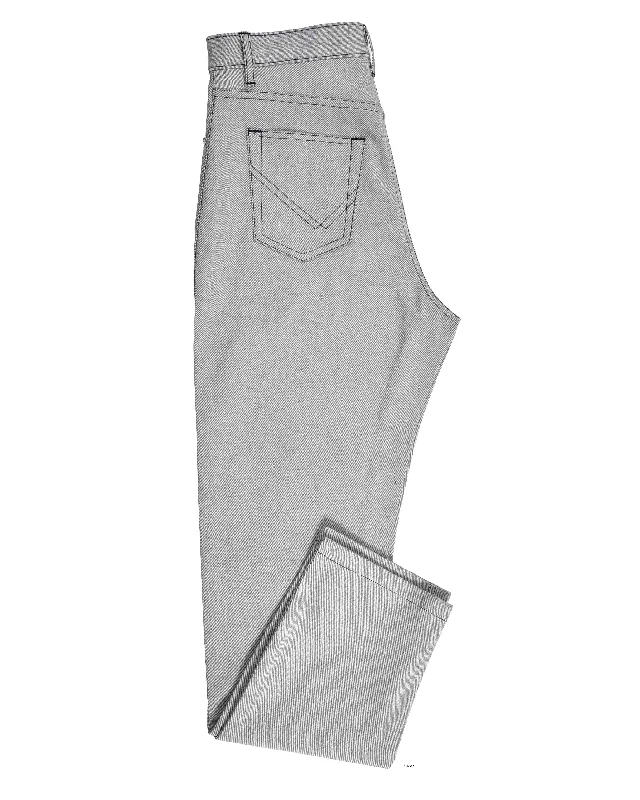 Pants-Performance-Grey Stretchable Jeans