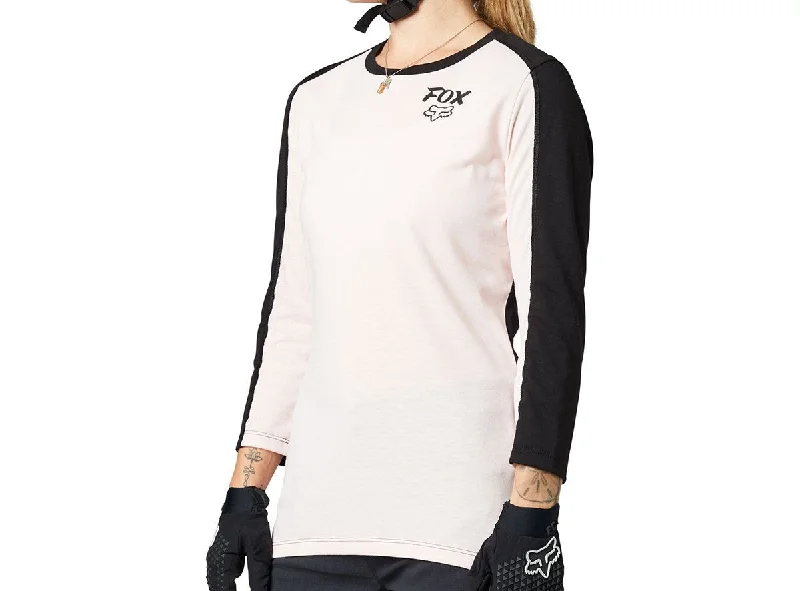 Long-Sleeve-Thermo-Regulated-Fox Racing Ranger DR 3/4 Sleeve MTB Jersey - Womens - Pink