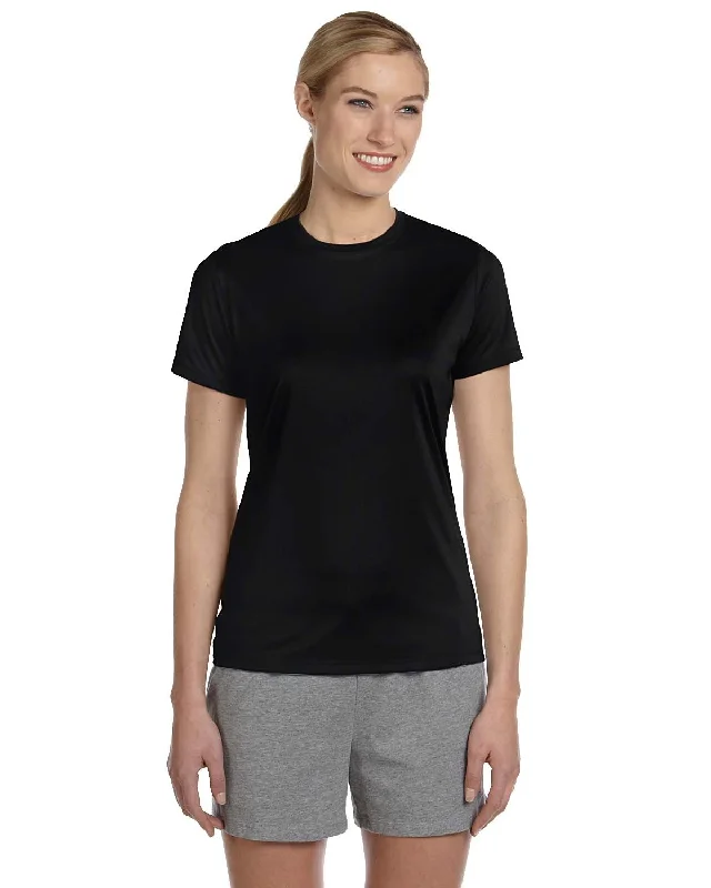 T-Shirt-Daily-Wear-Hanes 4830 Ladies' Cool DRI with FreshIQ Performance T-Shirt