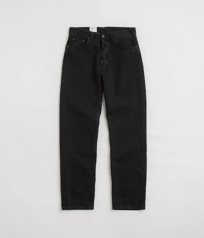 Pants-Tapered-Carhartt Nolan Pants - Black Stone Washed