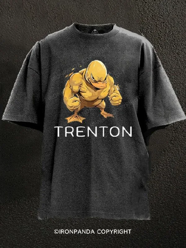 T-Shirt-Short-Sleeve-trenton duck Washed Gym Shirt