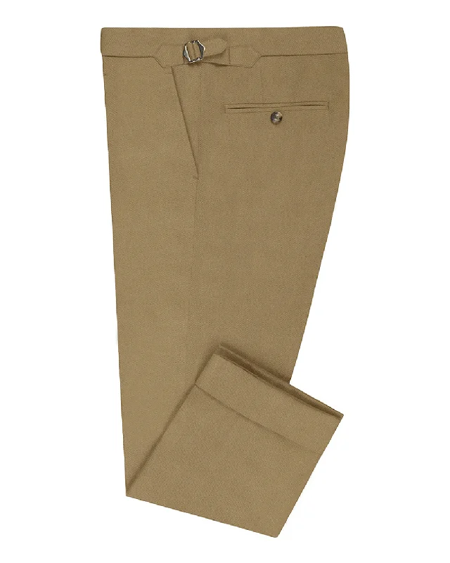 Pants-Printed-VBC Wheat Brown Twill Flannel